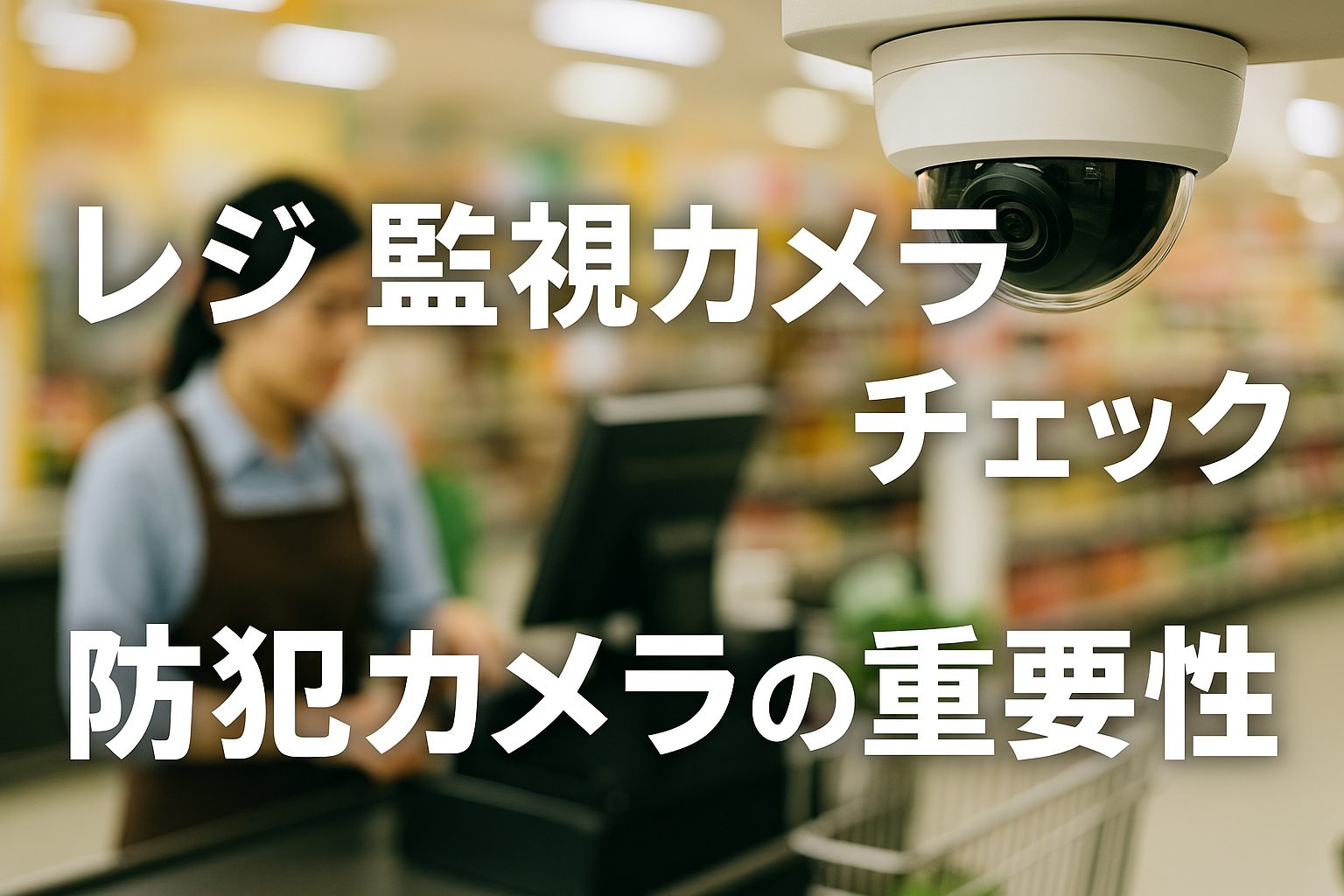 レジ監視カメラのチェック